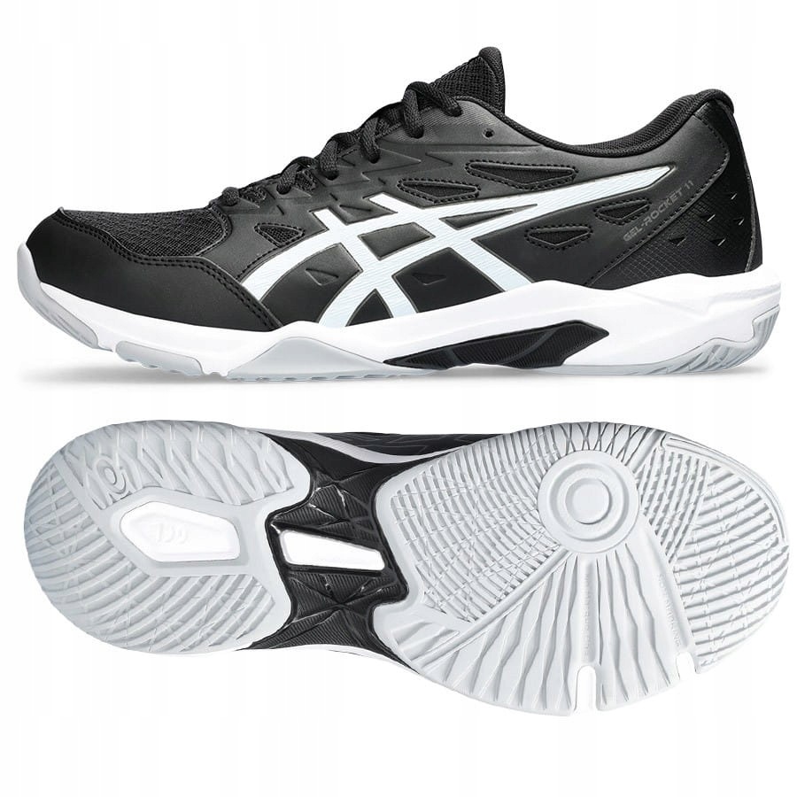 Buty Asics Gel-rocket 11 1071A091 002 40 1/2, Czarny 40 1/2, Czarny