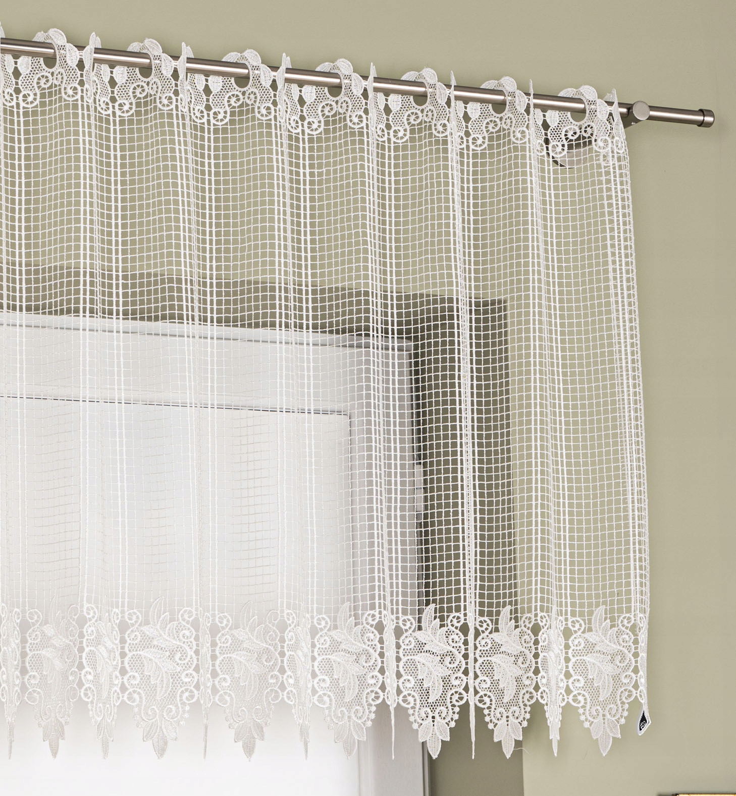 Mg Vitrážová Záclona gipiurová Premium ecru 16409 250x90 cm Cena