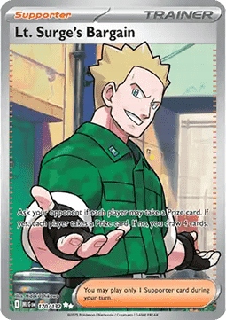 Evolution Full Art 170/132 Lt. Surge's Bargain