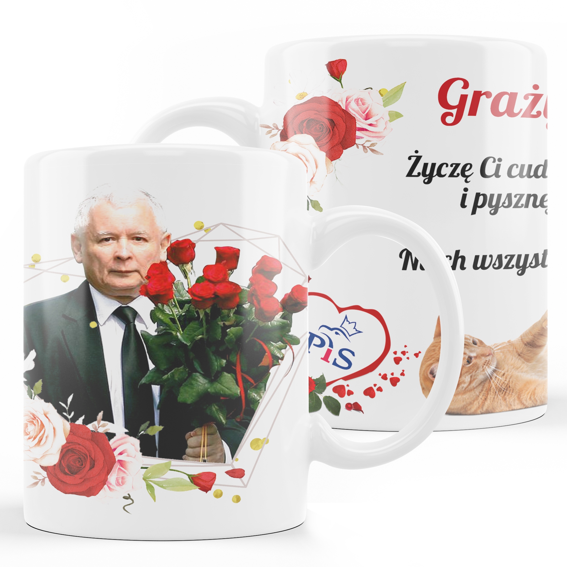 

Kubek Życzenia Od Prezesa Pis Anty Śmieszny Imię