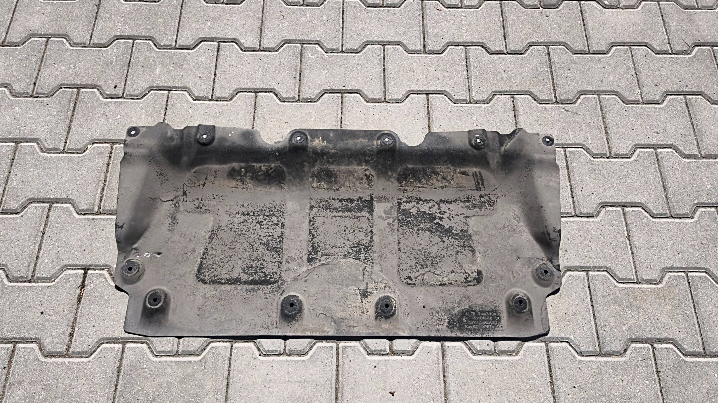 BMW 3 G20 G21 7447194 cover below engine lower