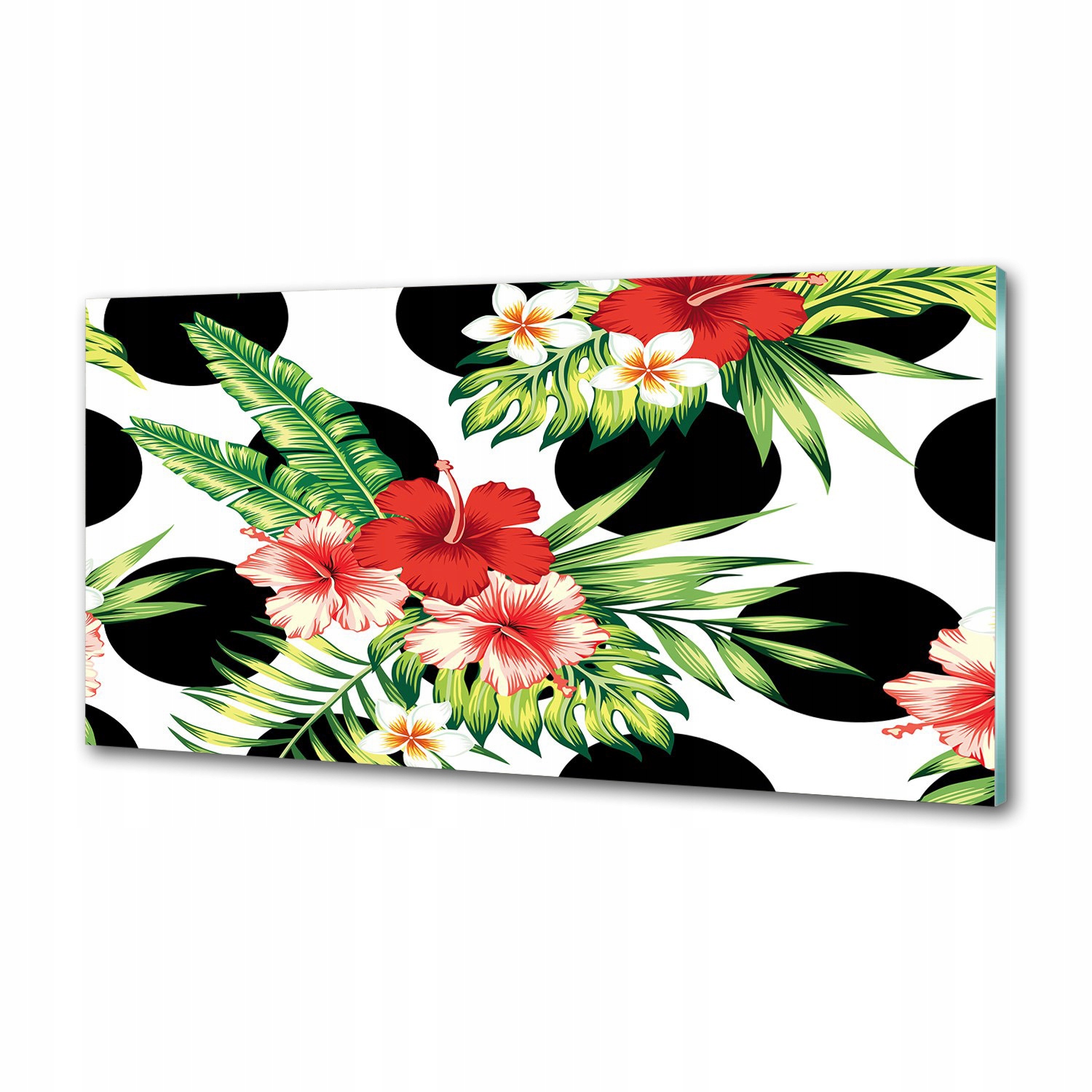 Panel do kuchyne Havajské kvety 120 x 60 cm Lepidlo