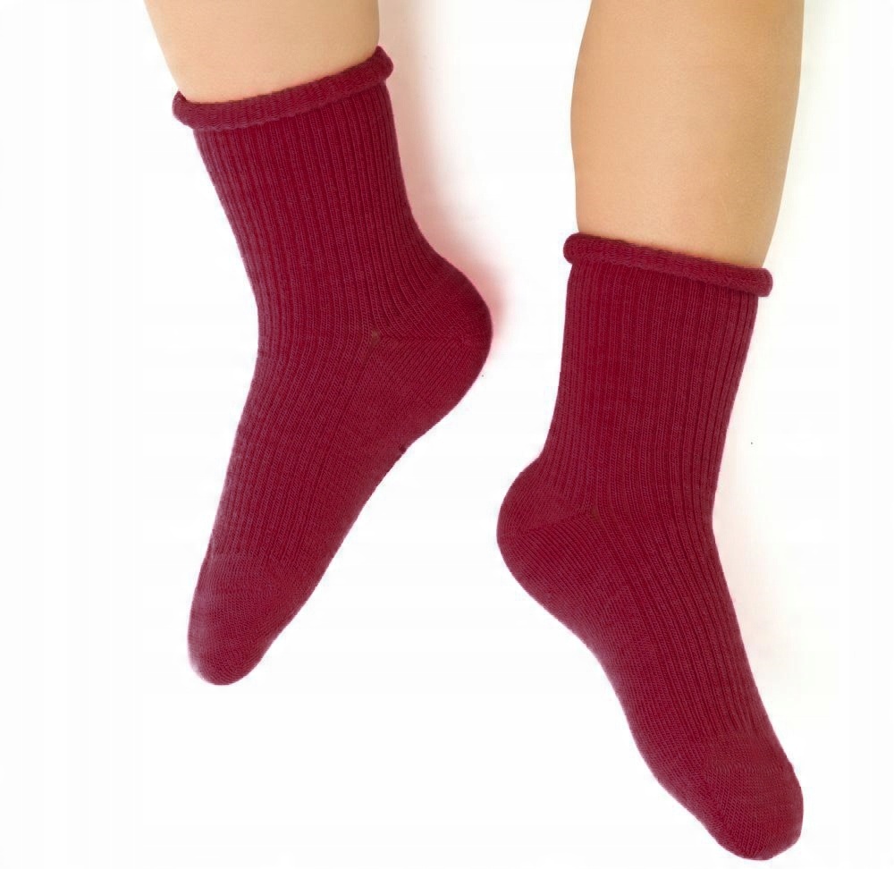 

Steven bezuciskowe Merino Wool 130 bordo 17-19