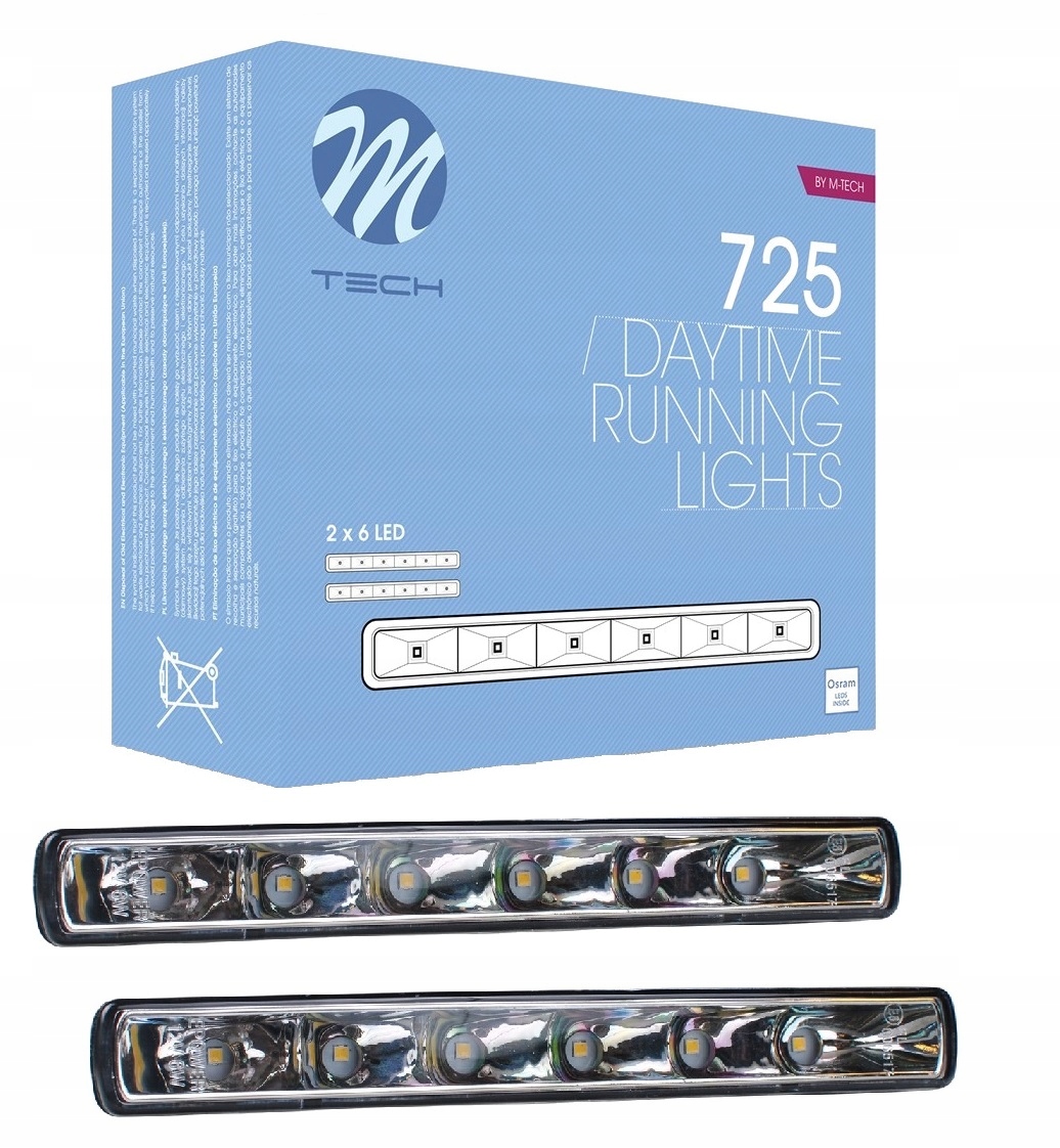 LDO725 - DRL дневные ходовые огни 6 OSRAM LED 1100 lumem LDO 725