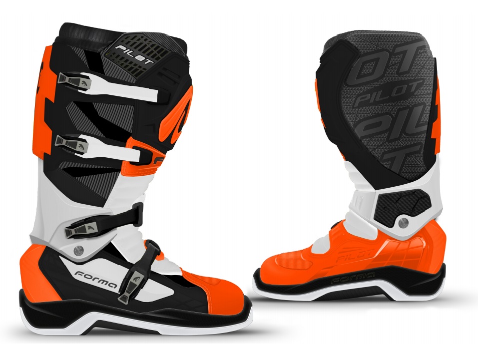 Buty cros quad Forma PILOT BLACK/ORANGE/WHITE 42 Typ Cross / Enduro