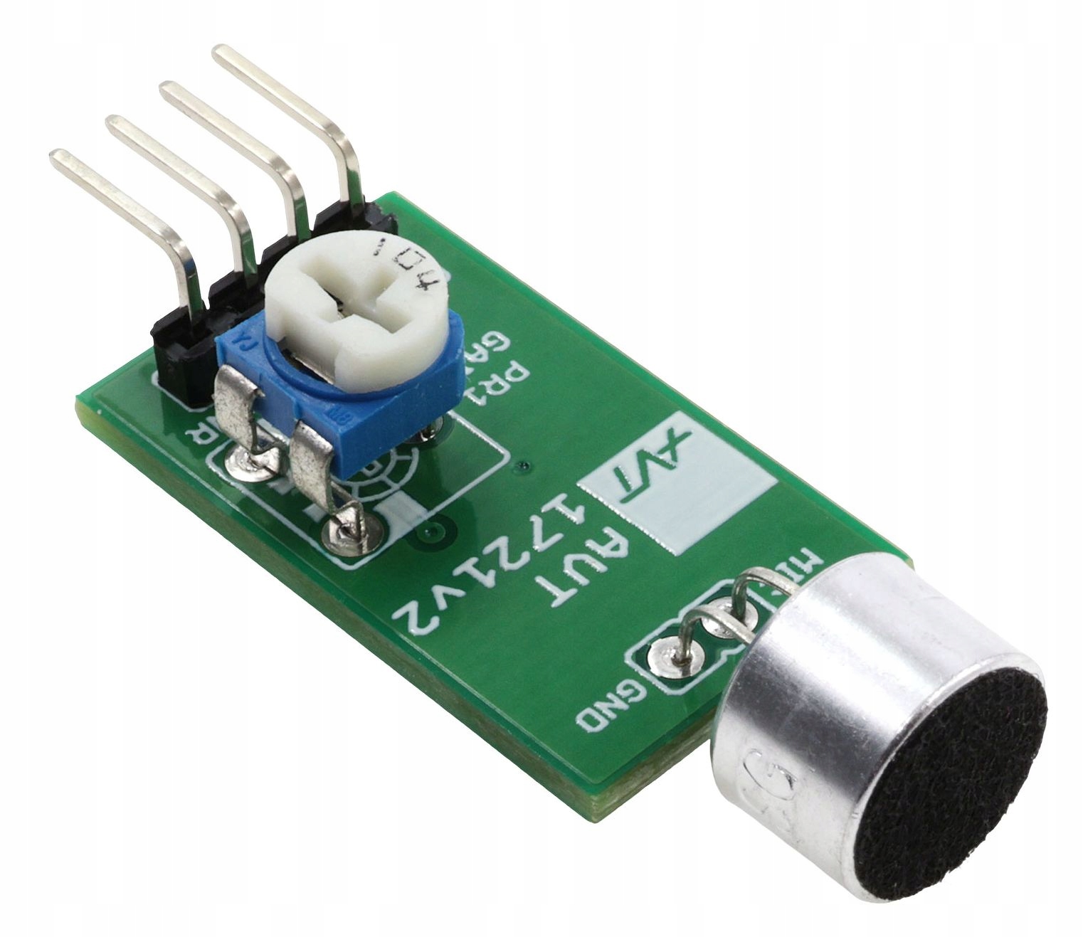 Miniaturowy wzmacniacz mikrofonowy DIY, AVT1721 B