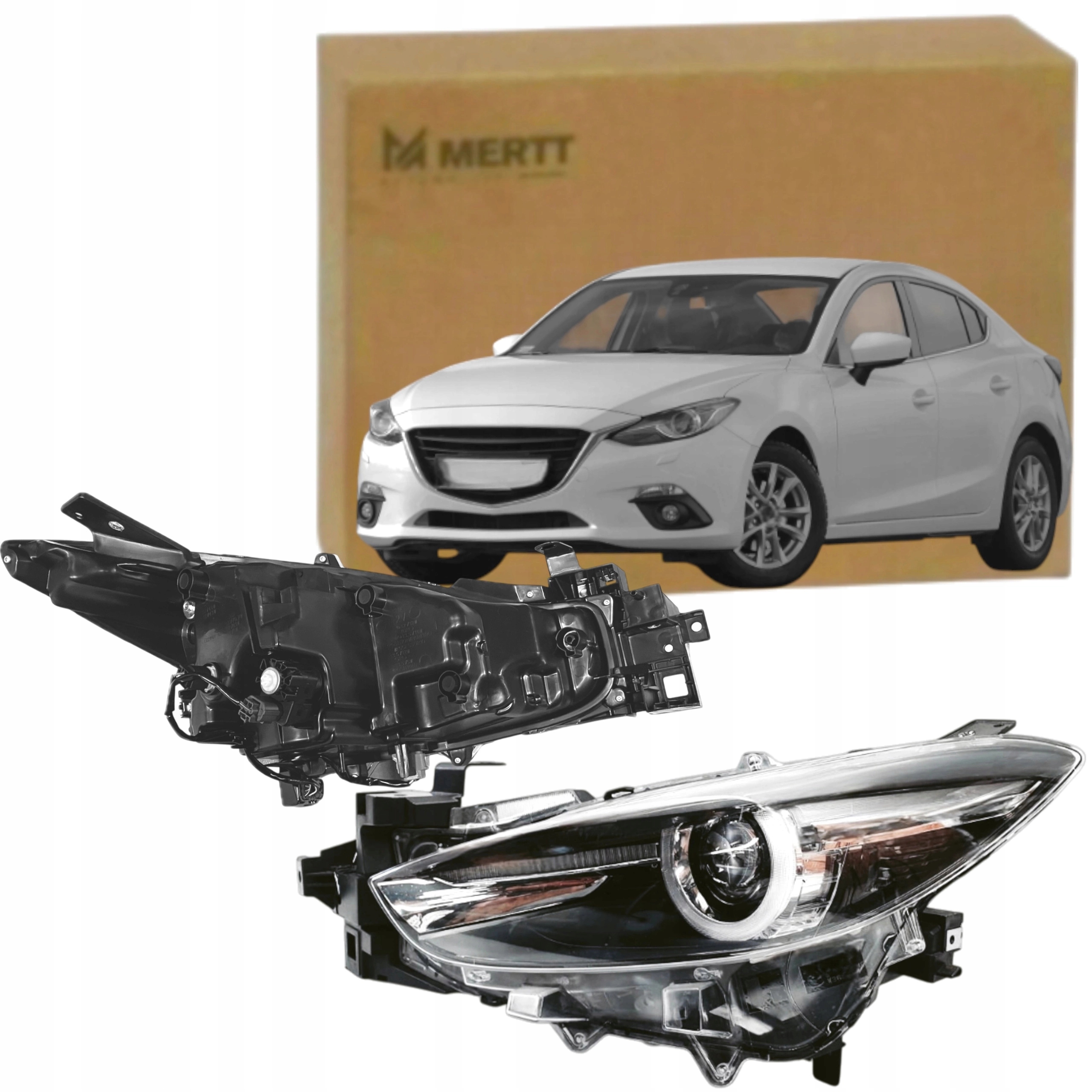 Přední Světlo Světlomet Full Led BSP551030G Mazda 3 Bm 2017+ Lift