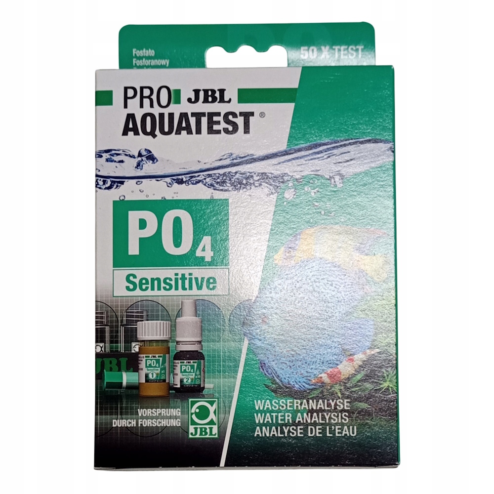 Kapkový Test Na Fosfáty PO4 Pro Akvarijní Vodu, Testování Vody Akva