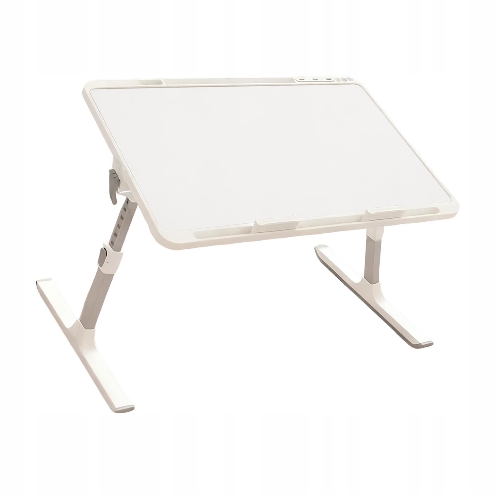 Stolek pod notebook do postele, skládací, obdélníkový, šetřící místo, velký