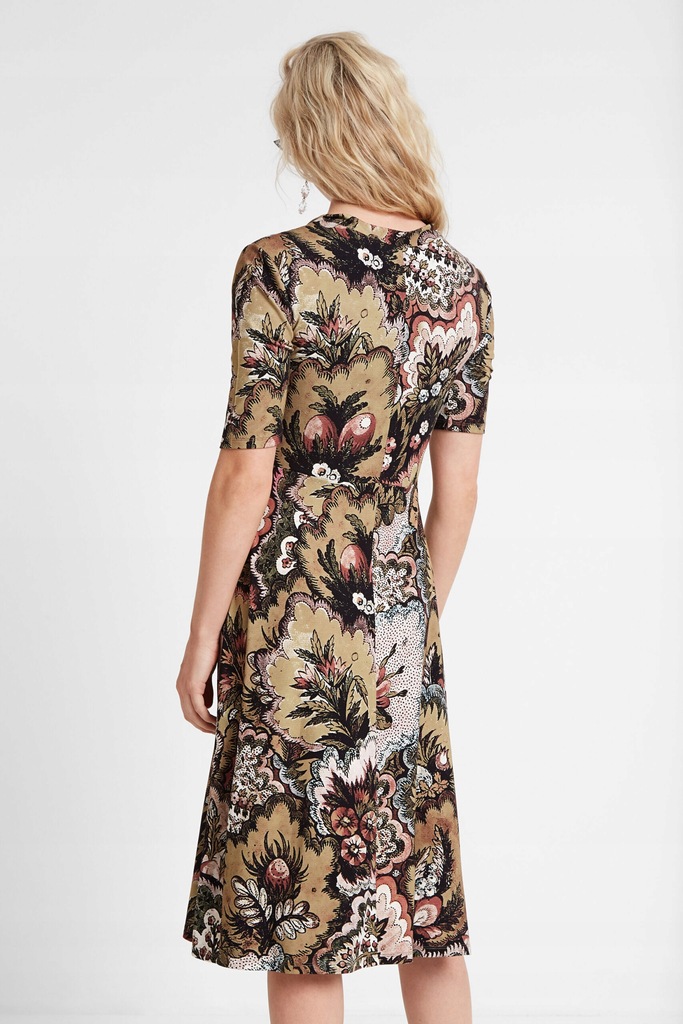 DESIGUAL sukienka midi ARLENE by LACROIX XS/S Marka Desigual