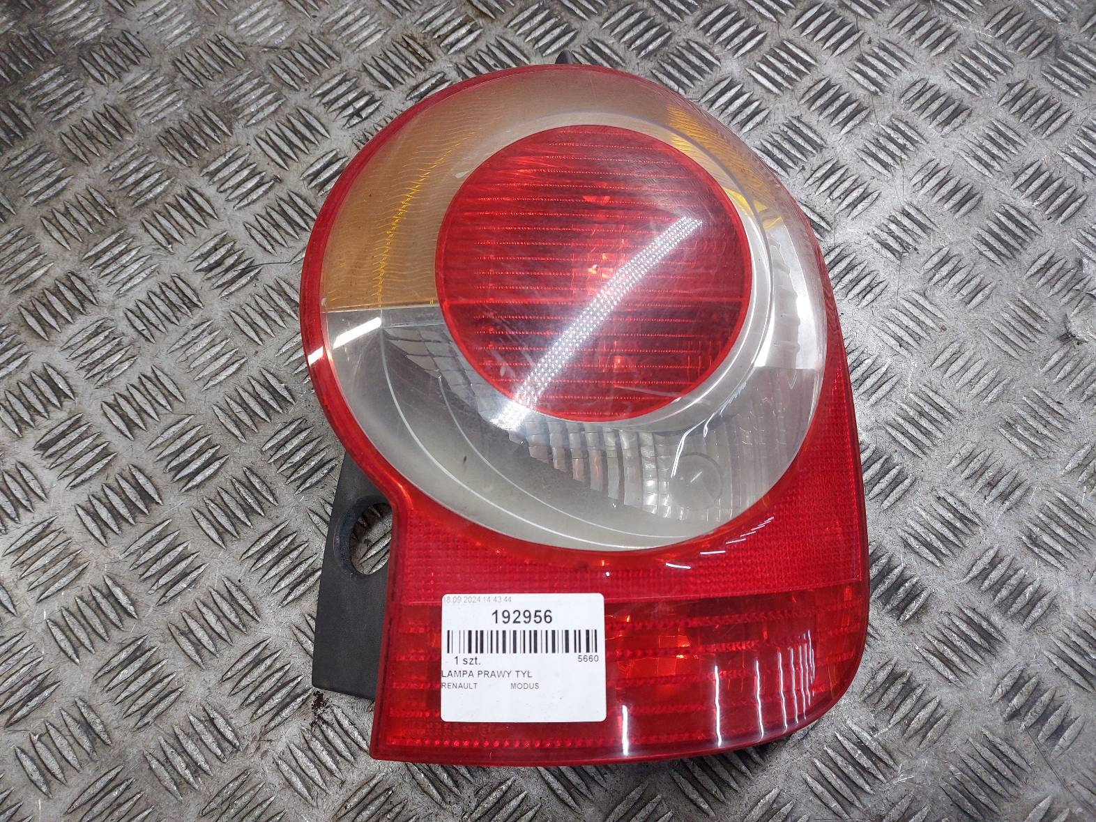light right rear part + light housing right rear part RENAULT MODUS and