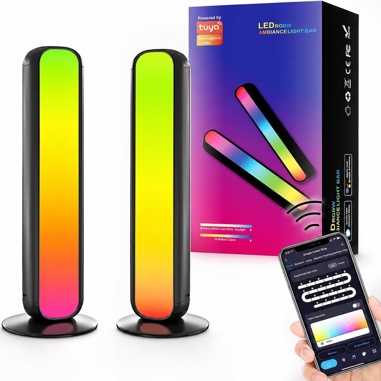 Sada lámp denná nočná lampa Led Rgb Atmosphere ovládanie Tuya