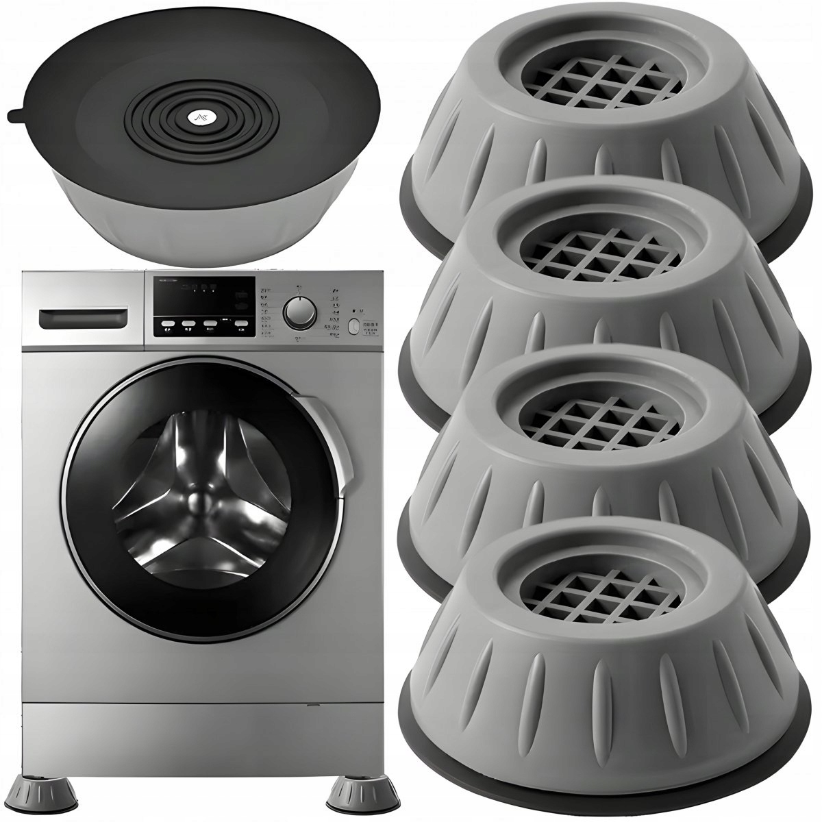 PODKŁADKI ANTYWIBRACYJNE POD PRALKĘ ZMYWARKĘ 4 SZT Marka Modeus