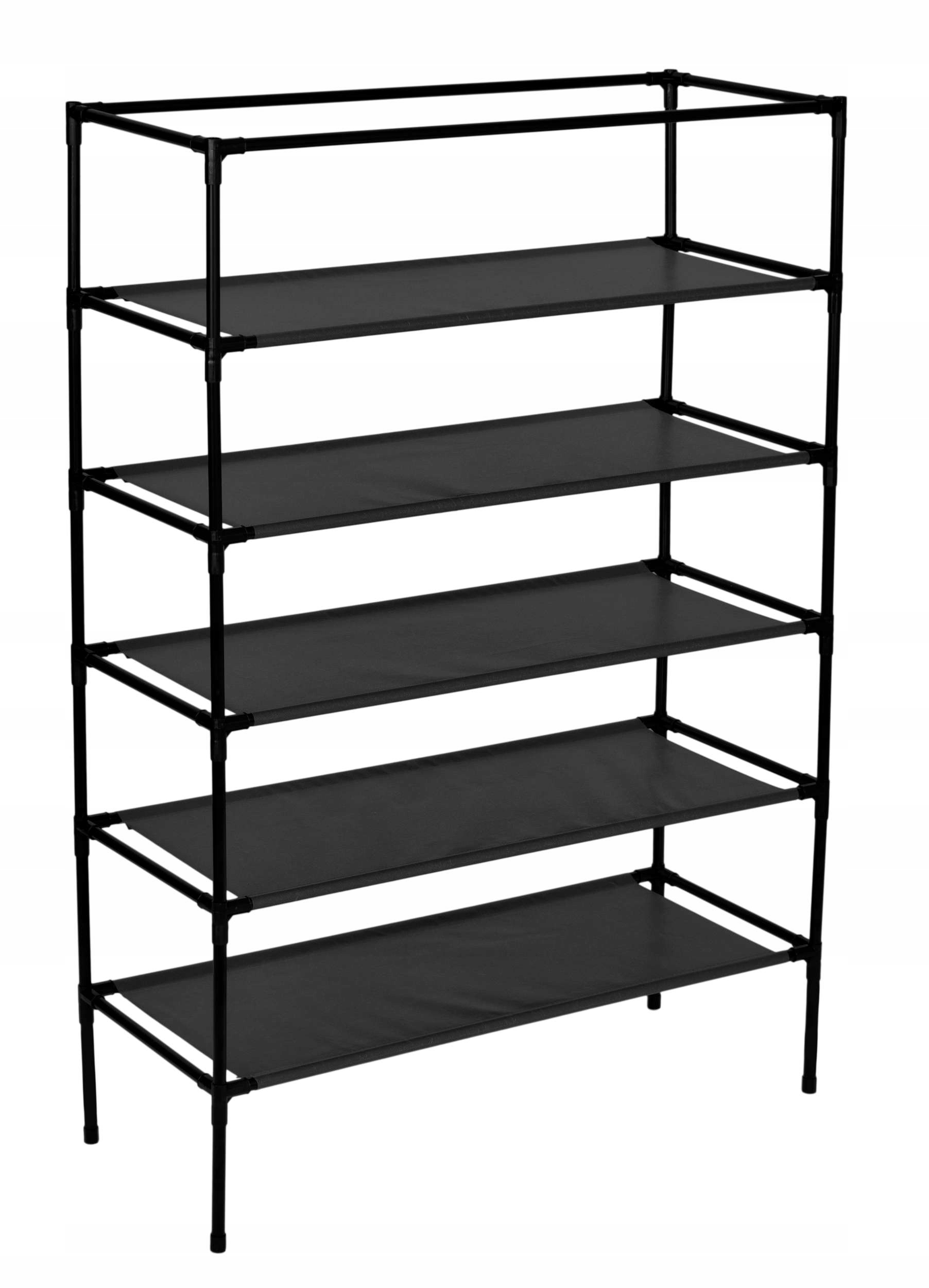 PÓŁKA NA BUTY OBUWIE SZAFKA TEKSTYLNA REGAŁ DO PRZEDPOKOJU GARDEROBY STOJAK Materiał metal