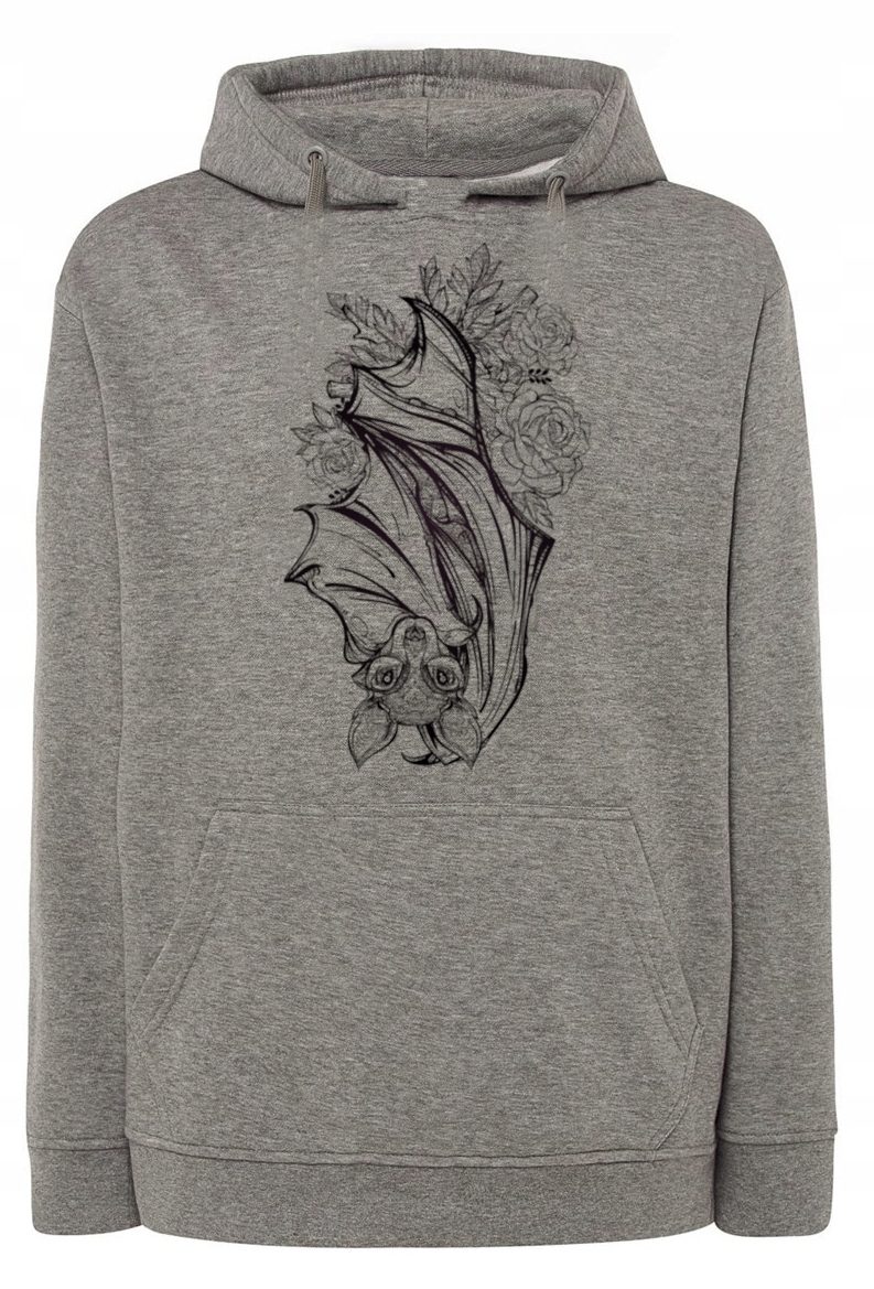 Mikina Pěkný Velký Netopýří potisk r.XS