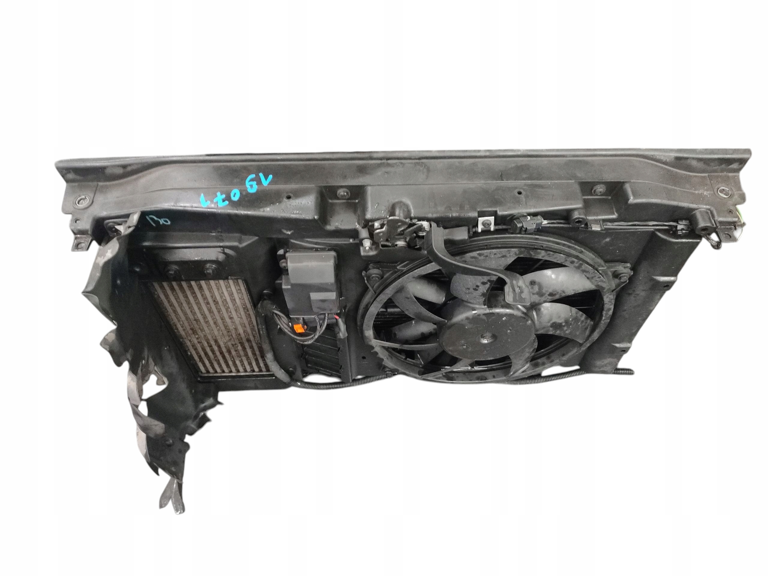 support panel for radiators pillar fan radiator CITROEN C4 II B7 1.2 THP