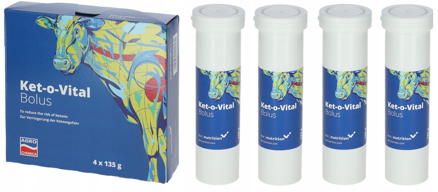 Energetický Bolus Ket-o-Vital Bolus 4X135G Kerbl