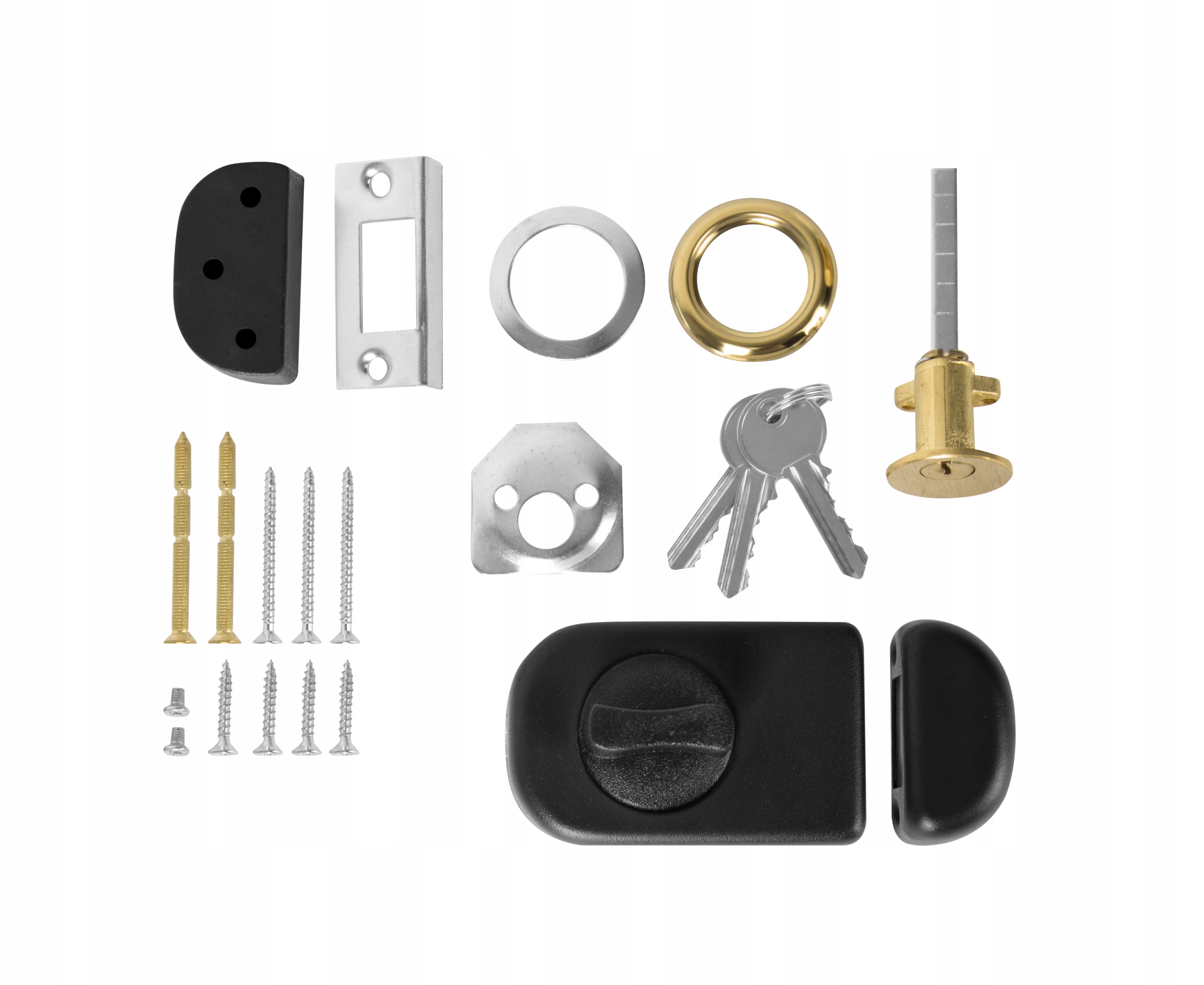 

Zamek Drzwiowy Nakładany 50 mm Łucznik Czarny