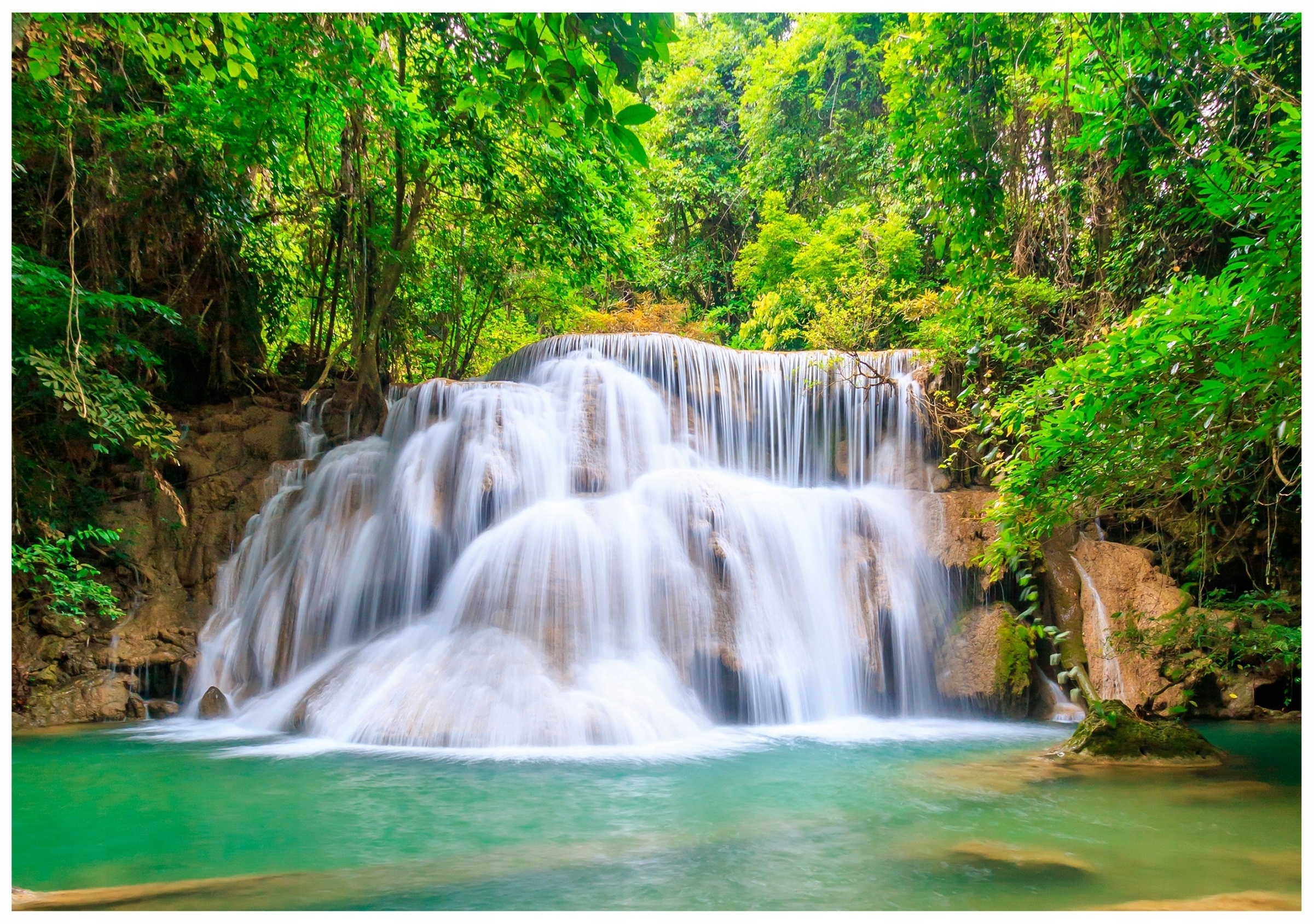 Fototapeta Vodopád Příroda Jezero Na Flizelině Stěna Tapeta 150x105