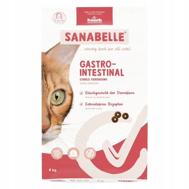Sanabelle Gastro-intestinal dla kotów z problemami jelitowymi 8kg