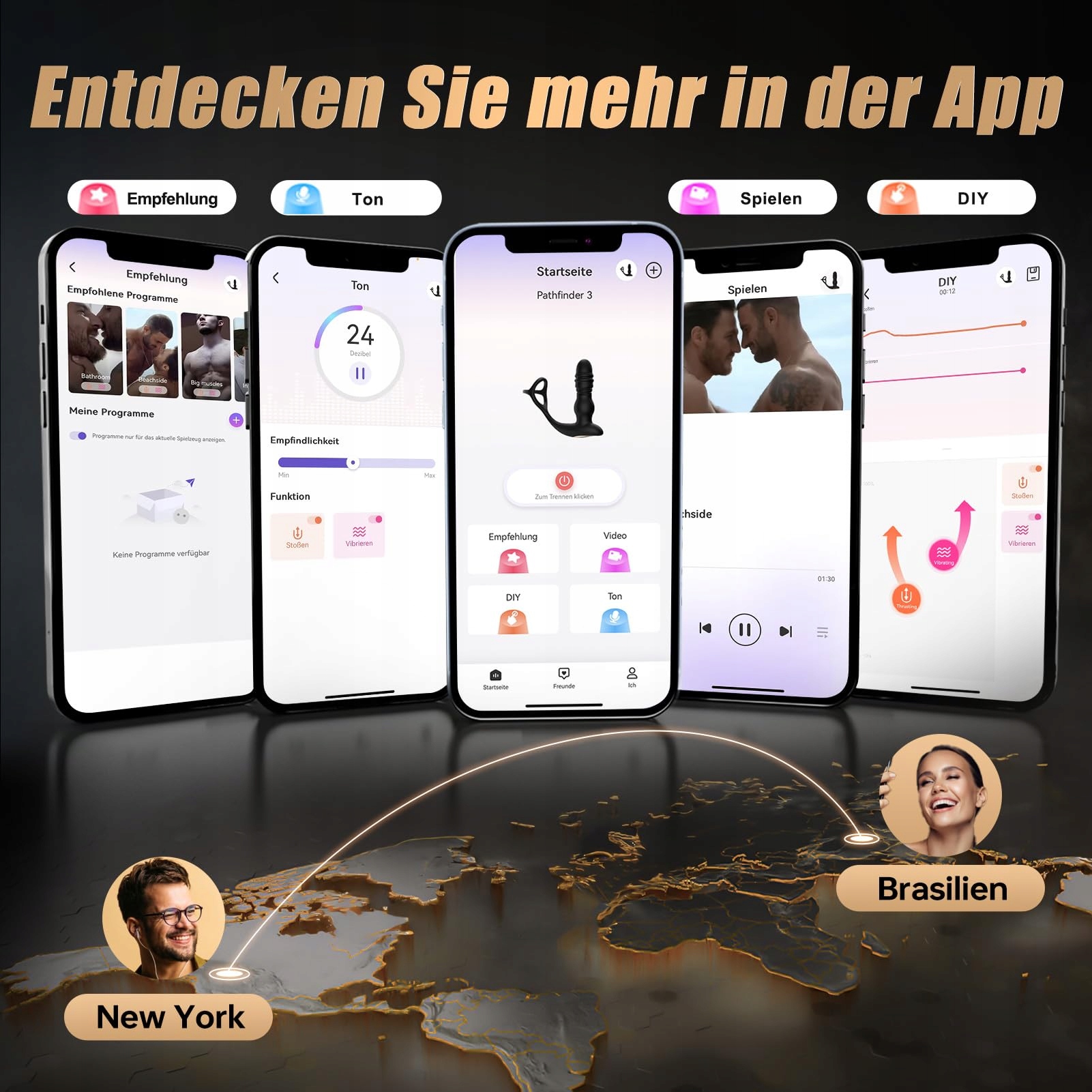 ANALVIBRATOR Dla Mężczyzn Wibrator Analny Z 7 Funkcjami Stymulacji Prostaty — miniatura 7
