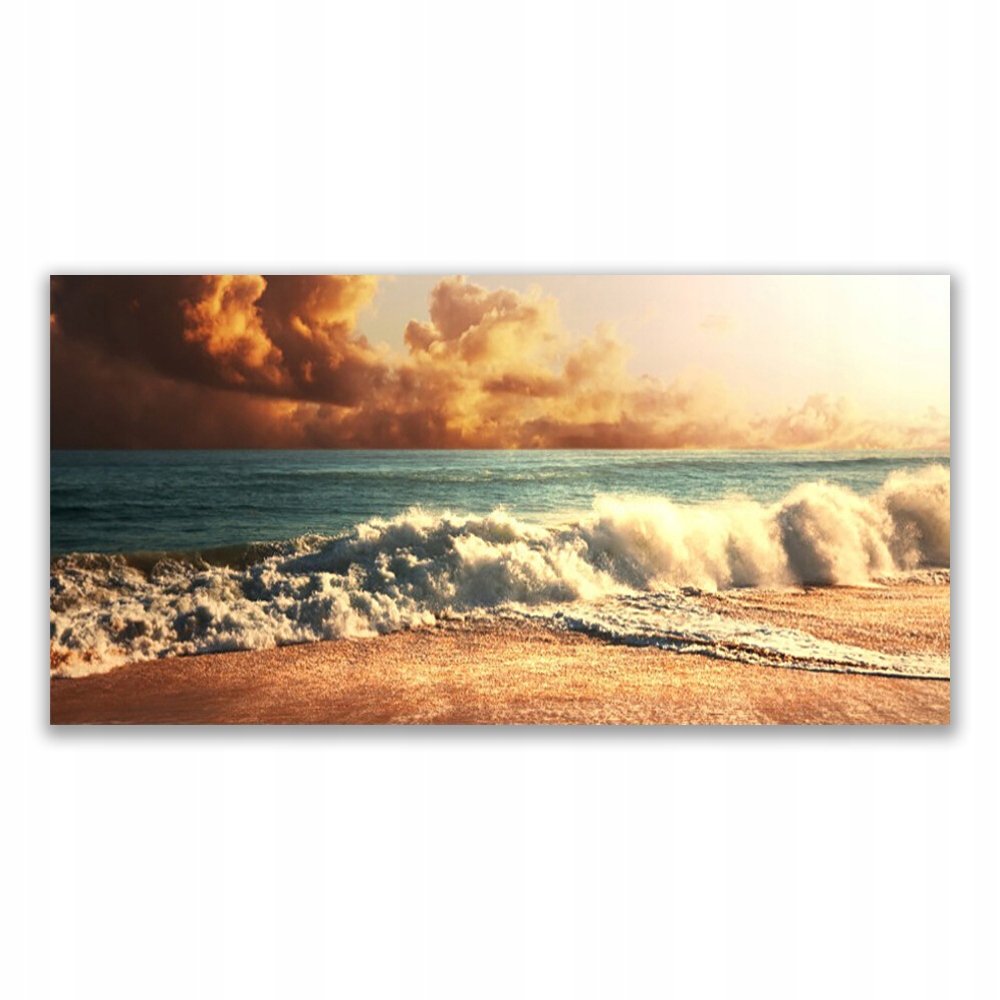 

Obraz na ścianę 140x70 Ocean Plaża Fale Krajobraz