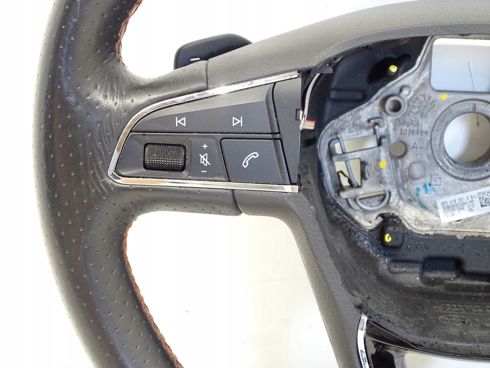 steering wheel, MULTI leather with shifting SEAT LEON III FR 5F0419091S