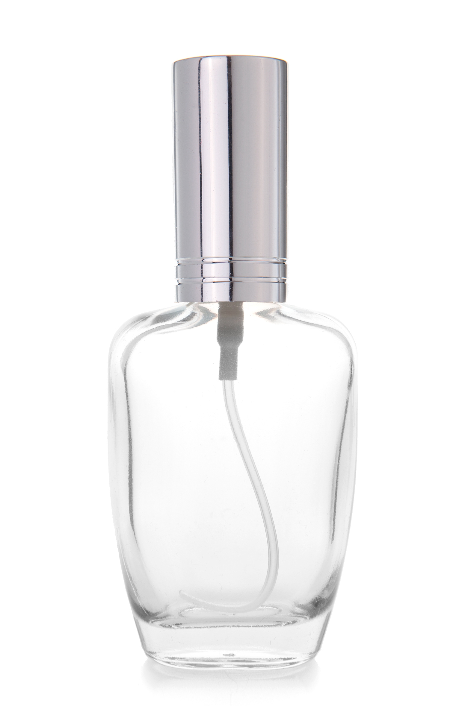 5 x BUTELKA SZKLANA FLAKON NA PERFUMY + ATOMIZER ALUMINIUM - 50ML