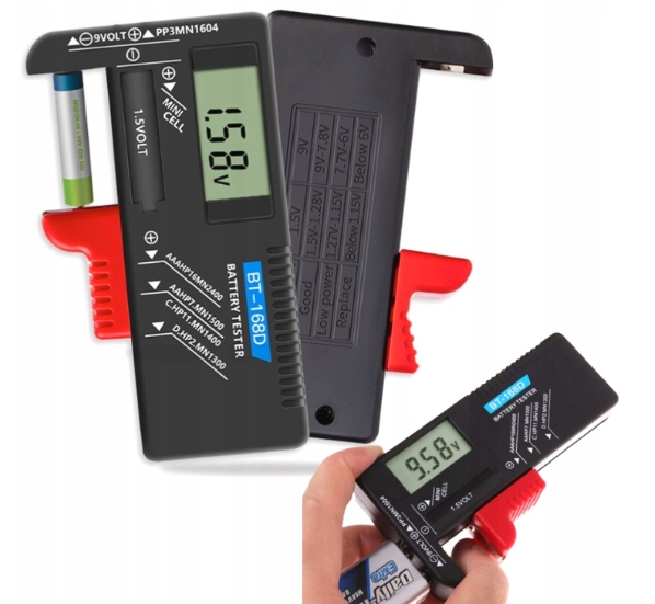 MIERNIK TESTER POJEMNOŚCI BATERII AKUMULATORÓW
