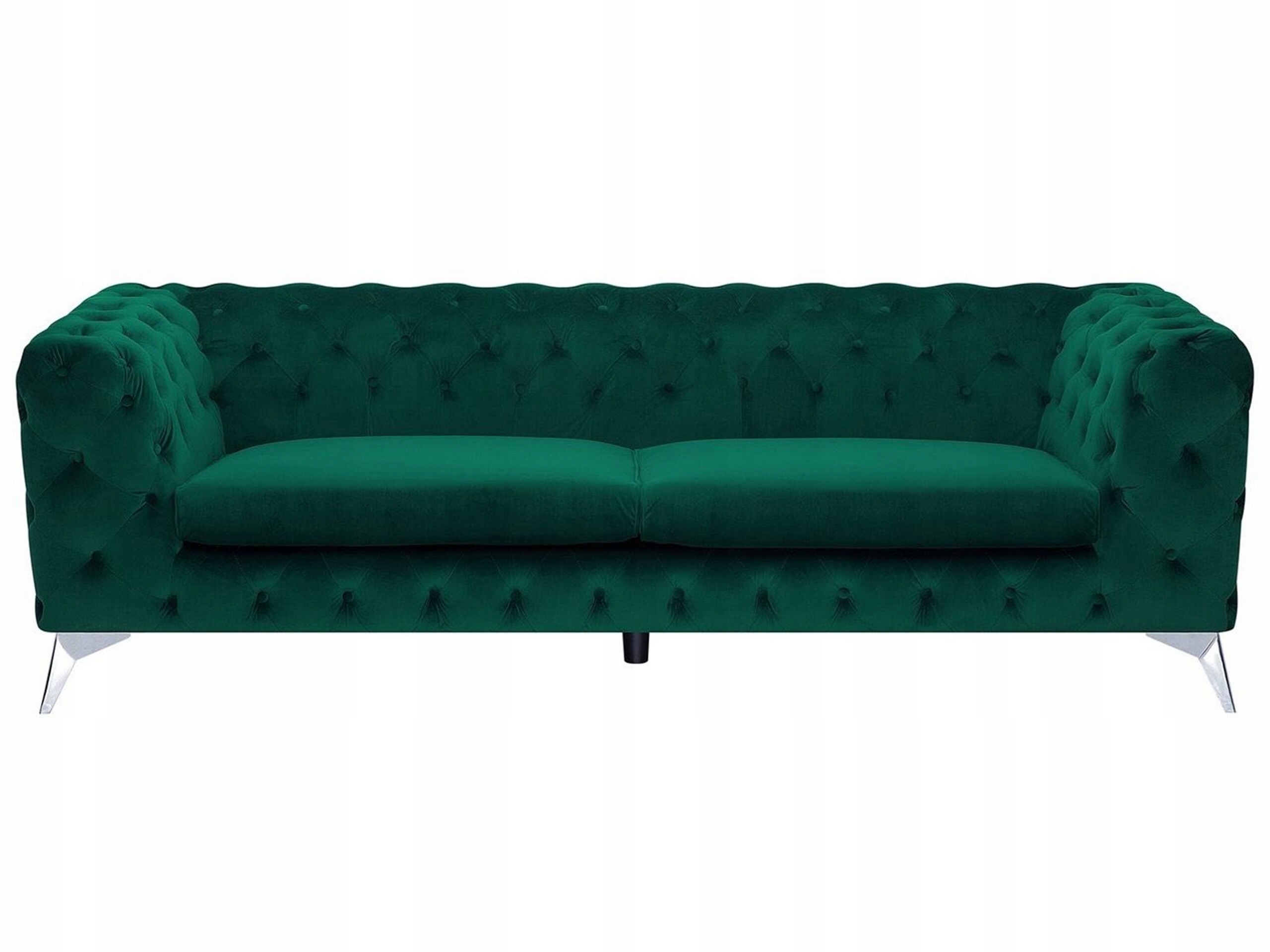 Sofa kanapa welurowa szmaragdowa