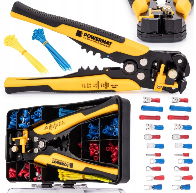 

Ściągacz Izolacji Kabli Przewodów Zaciskarka 260EL