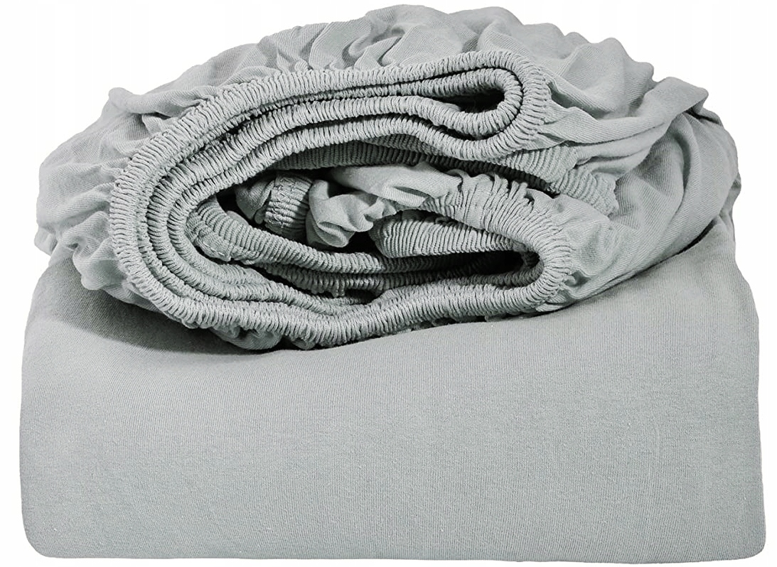 

Prześcieradło Jersey z Gumką 90x200cm Szare