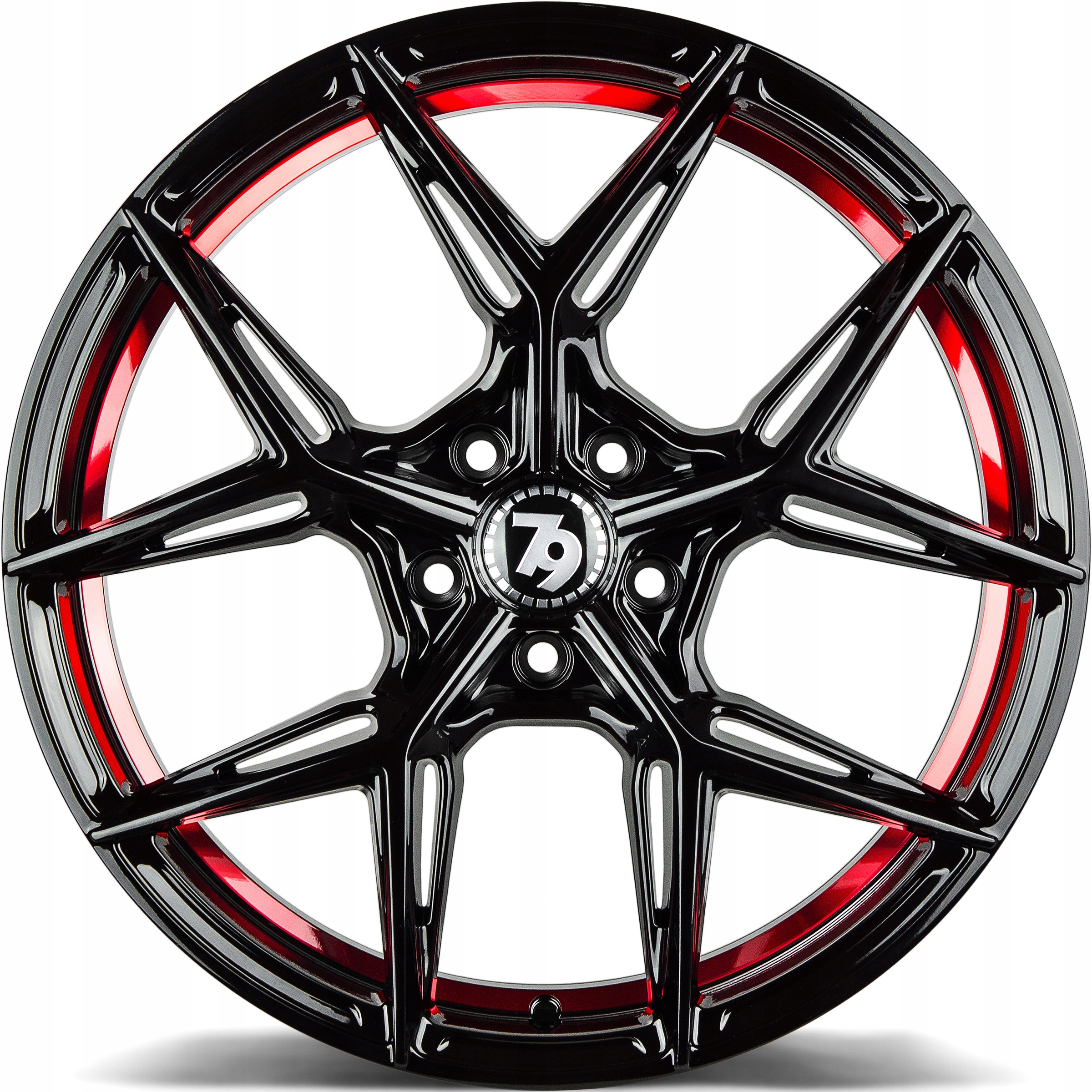 Černé ráfky 18 5x112 9J ET40 Seventy9 79 Audi Vw