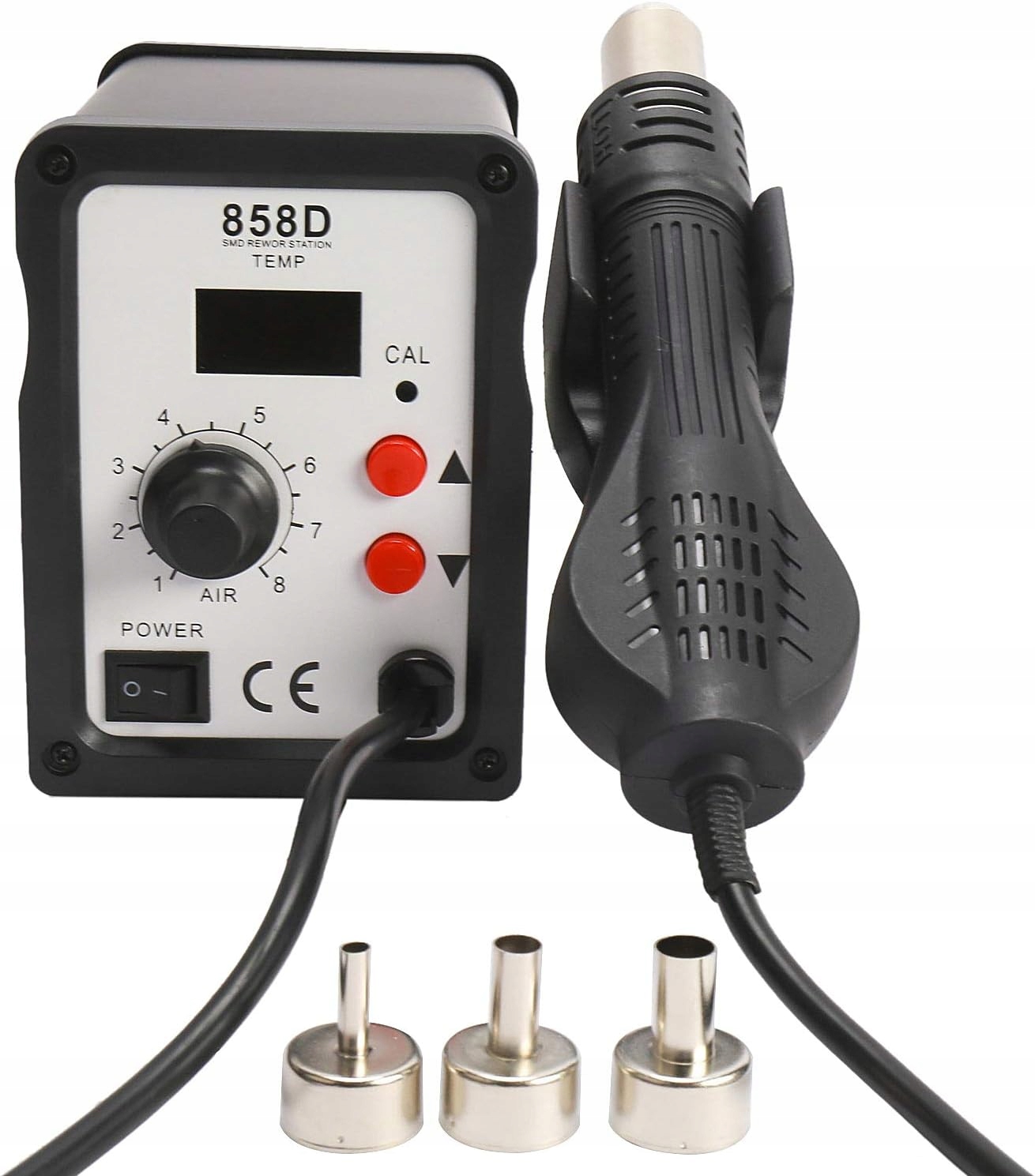 OPALARKA NA GORĄCĄ WIATRÓWKĘ STACJA LUTOWNICZA YAECCC 858D Z 3 DYSZAMI