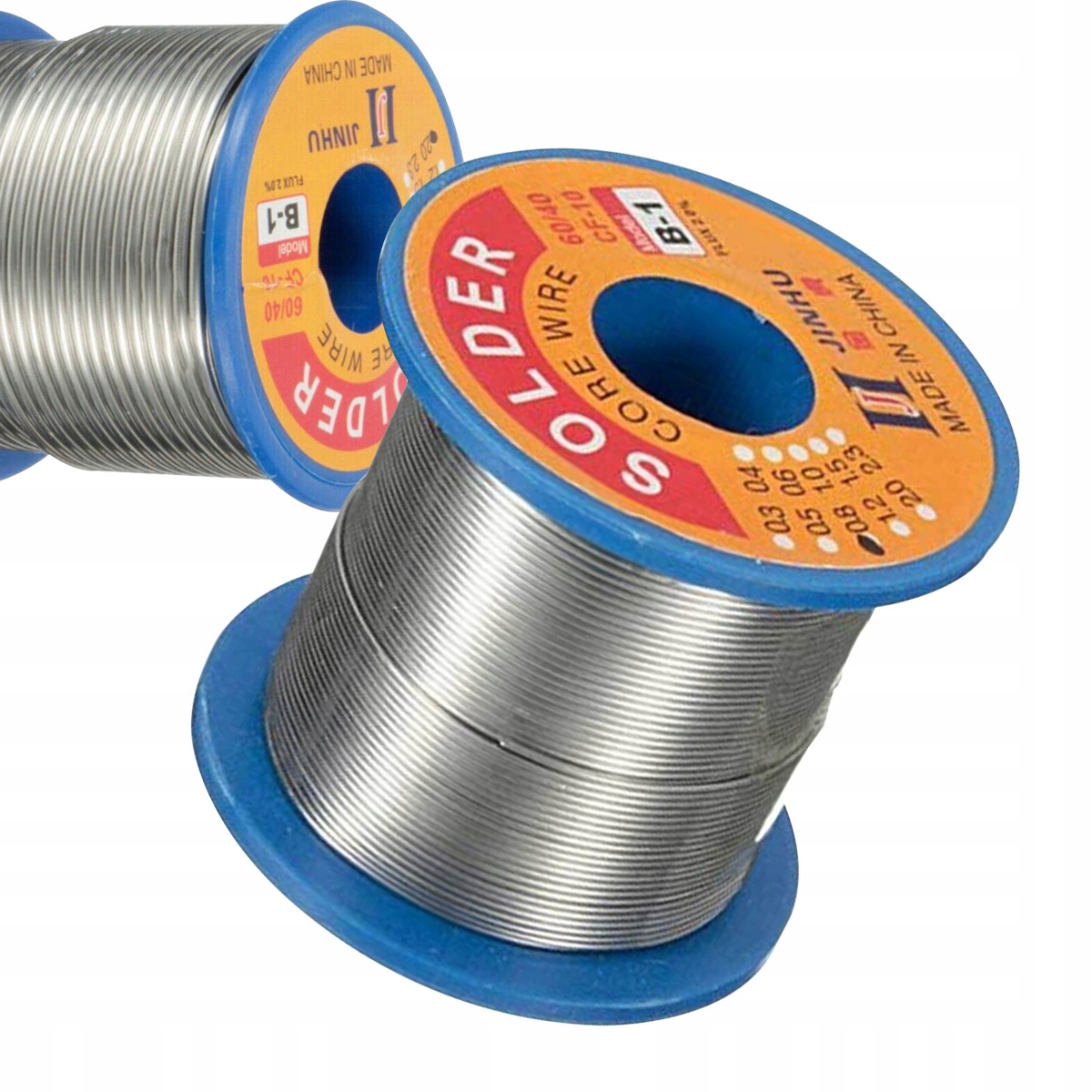 Drut lutowniczy ø1mm 250g z topnikiem, profesjonalny lut elektroniczny.