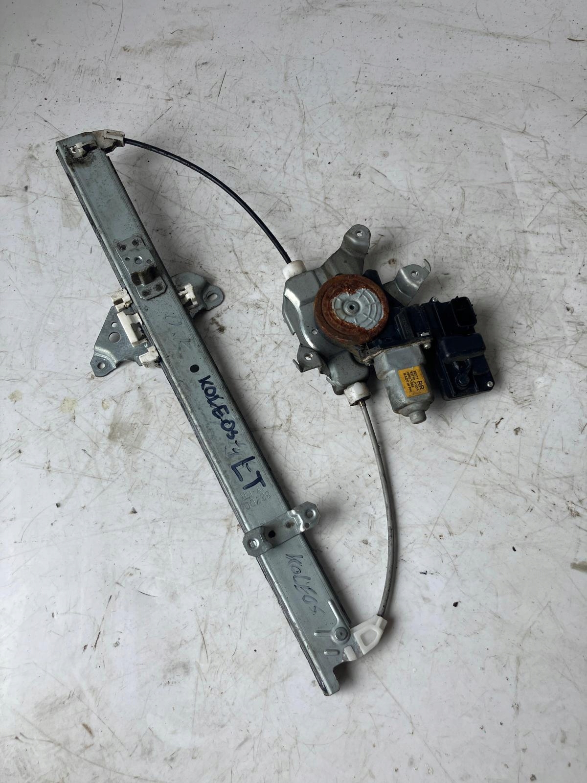 window regulator left rear part KOLEOS 82750JY00A