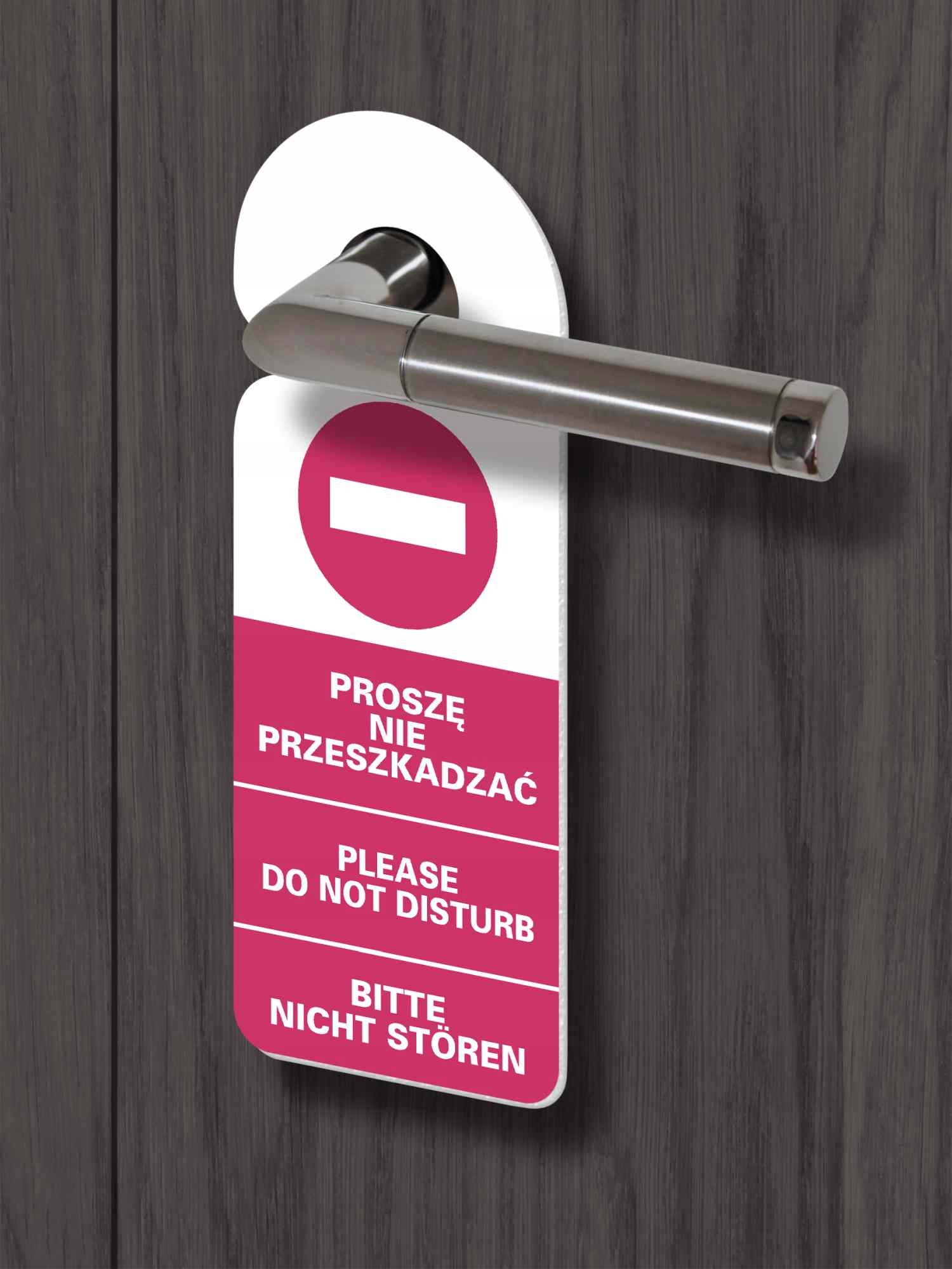 

Zawieszka na klamkę Nie Przeszkadzać