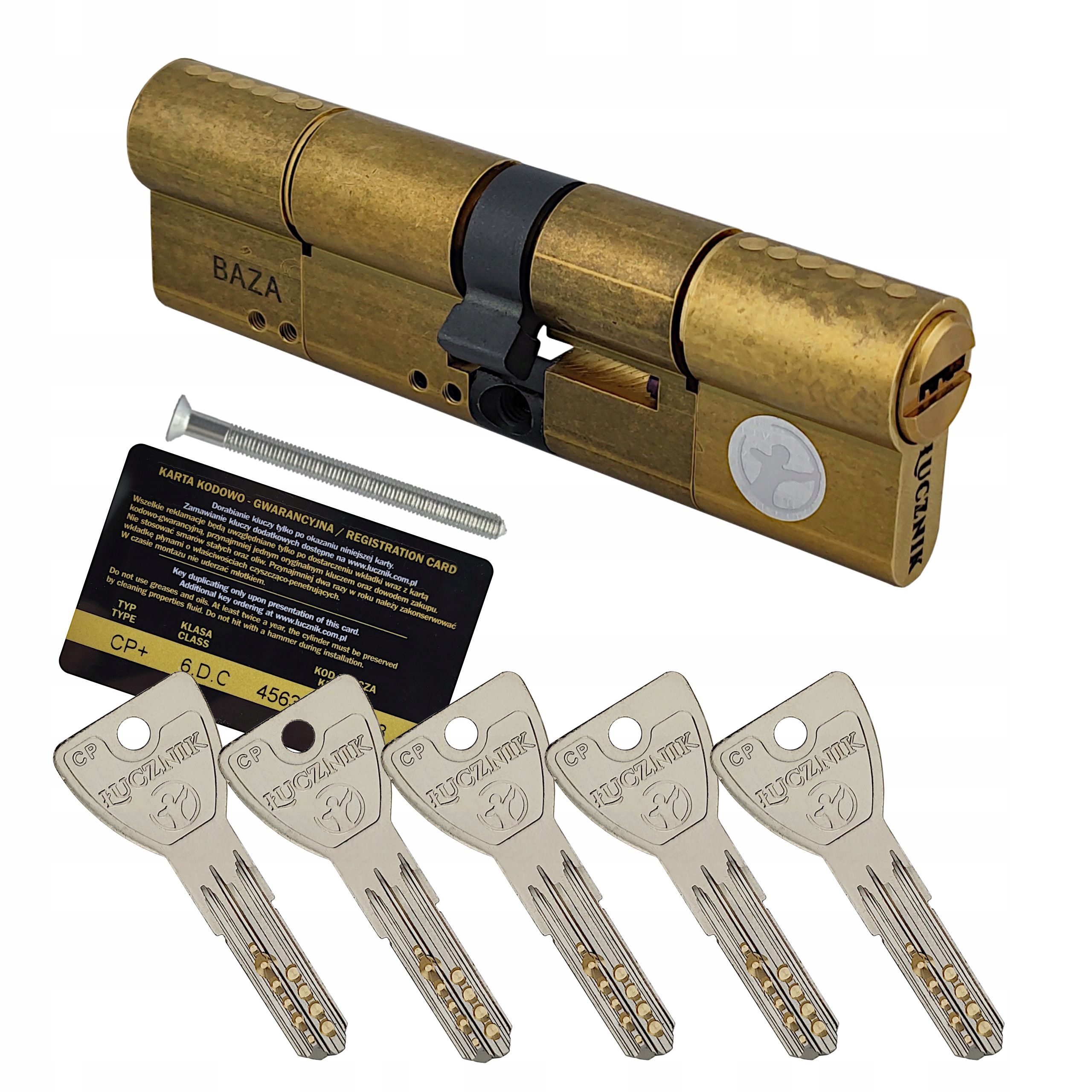 Vložka Łucznik Cpm FlexiLock 50/60 mosaz, 64 velikostí v 1 vložce