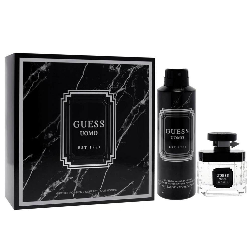 Toaletní voda Guess Uomo sada 50 ml deodorant 226 ml