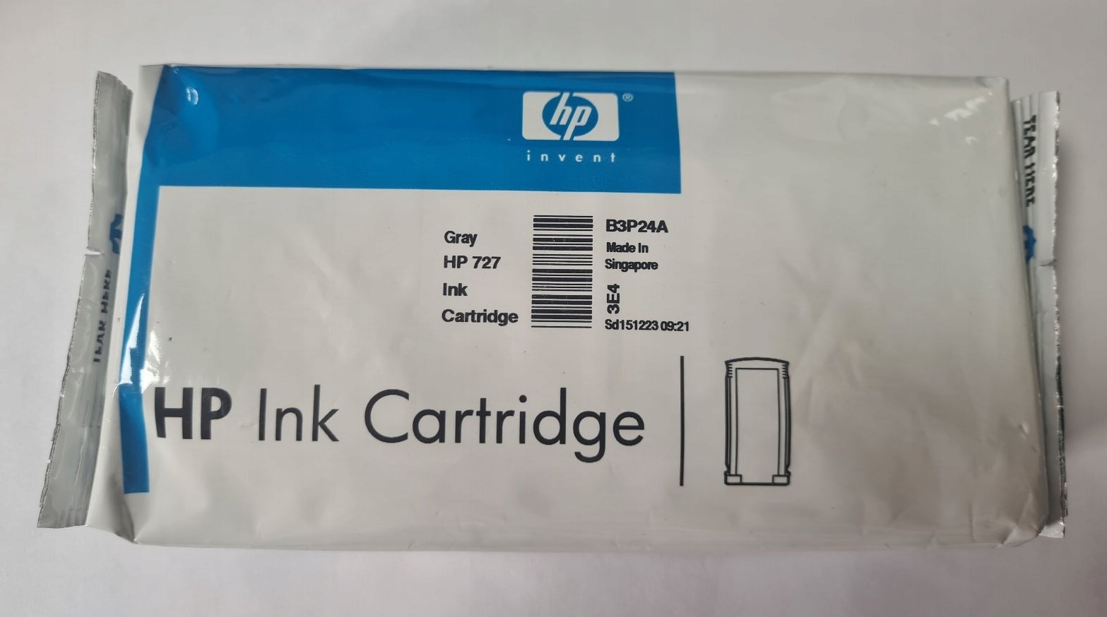Inkoustová barva Hp 727 Gray B3P24A 130 ml T1500 T2500 T920