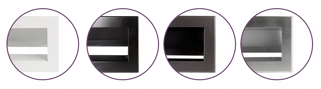 Kratka kominkowa OTWARTA 60x6cm grafit Marka Parkanex