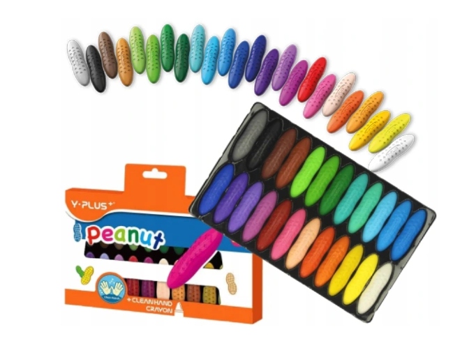 

Kredki Świecowe Dla Malucha Y-plus nie brudzą 24k