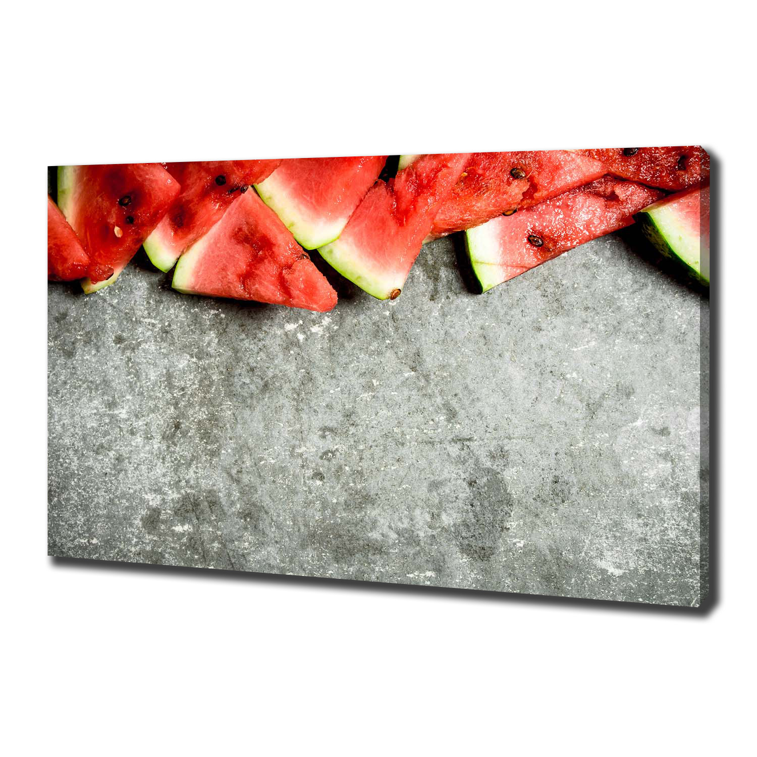 

Foto obraz na płótnie Pokrojony arbuz 100x70 cm