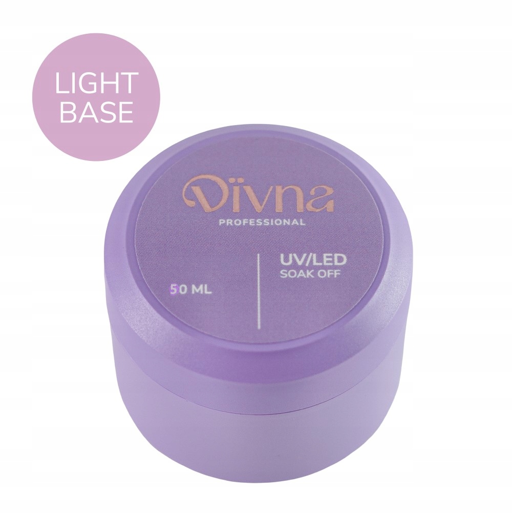 Divna Light Base 50 ml Uv Led hybridní báze průhledná na nehty