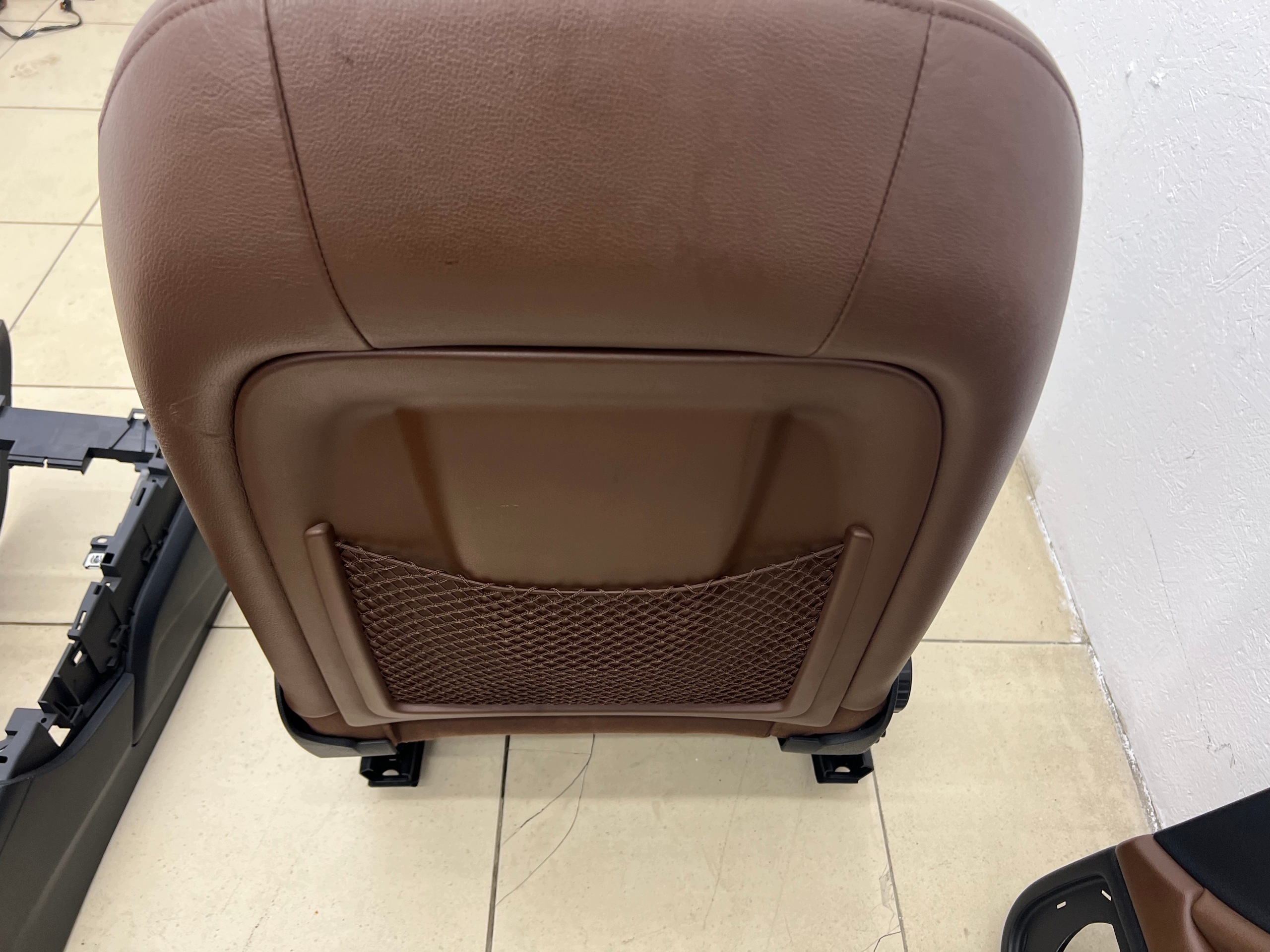 AUDI A7 C7 4G 10-14 seats side KOMPLET leather BRAZOWE GRZANE