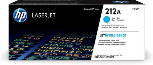 Toner Hp 212A W2121A Cyan M554 M555 4 500 stron_