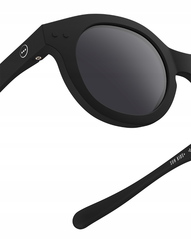 Izipizi - Okulary przeciwsłoneczne Sun Kids+ (3-5 lat) C Black Kolor czarny
