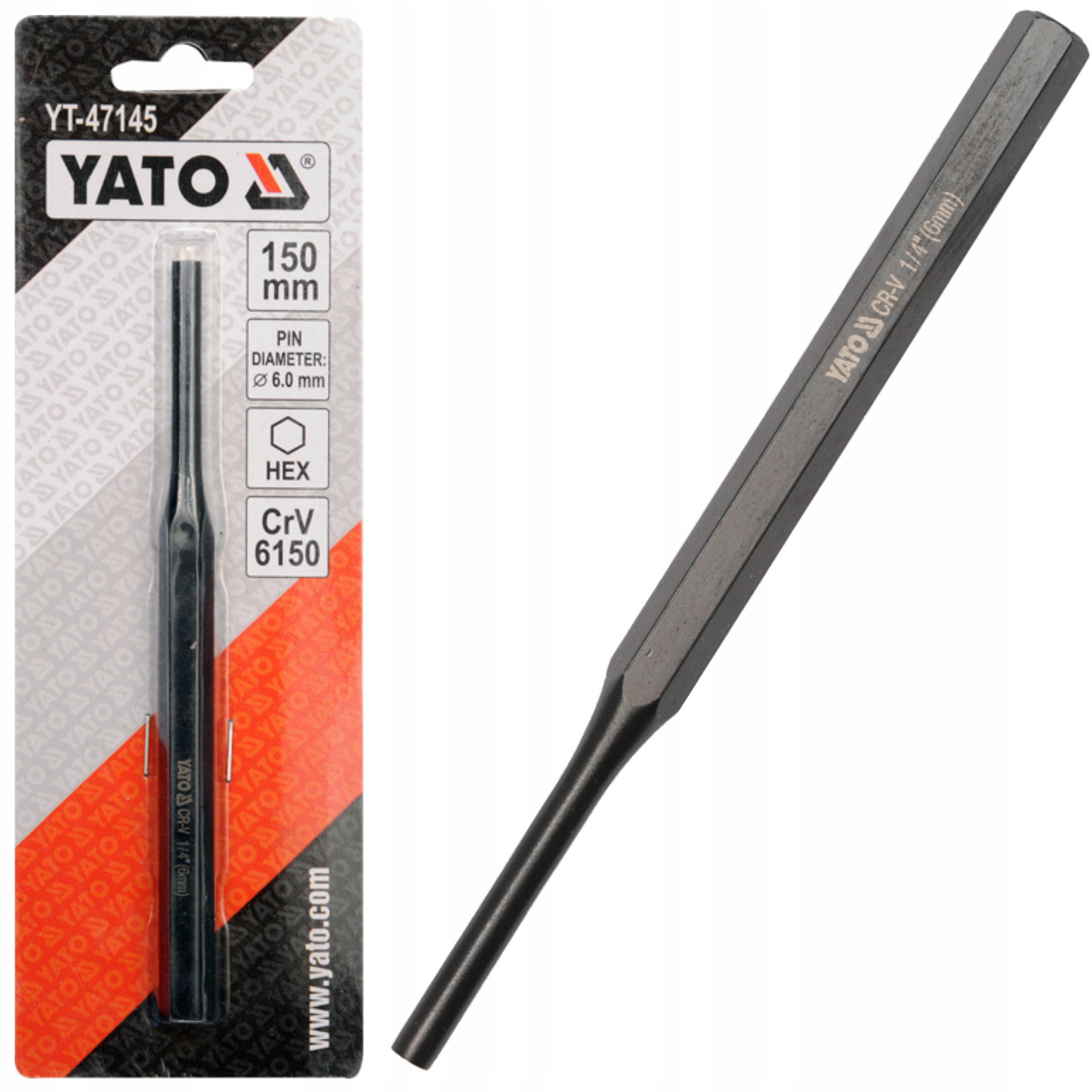 

Wybijak 6x150mm YT-47145 Yato