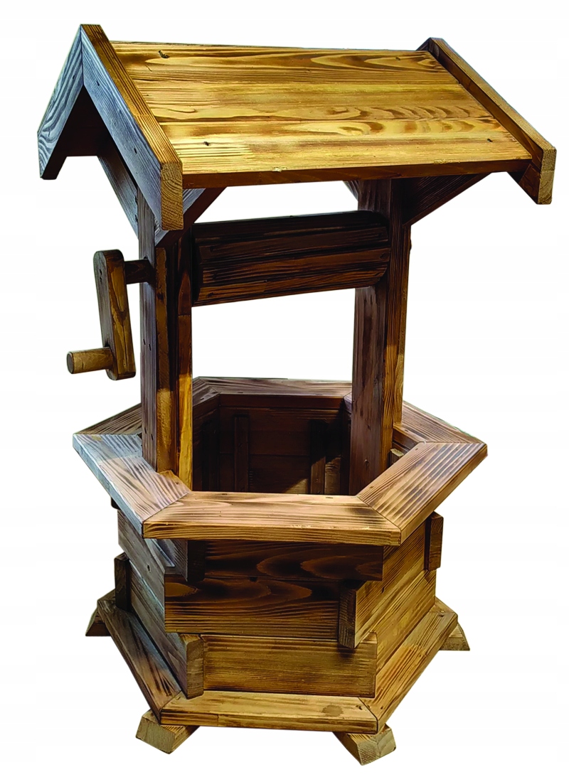 

Studnia drewniana ogrodowa,donica, -60cm