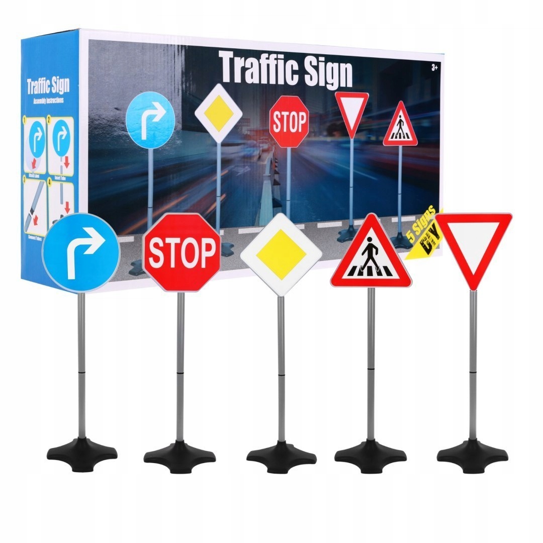 duży zestaw znaków drogowych 5 sztuk znaki drogowe 12627335792 allegro pl